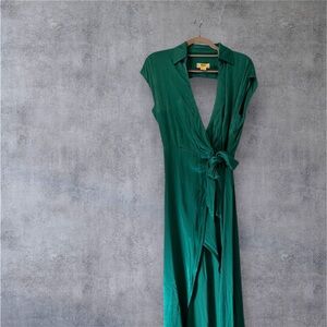 Maeve Teal Backless Dress